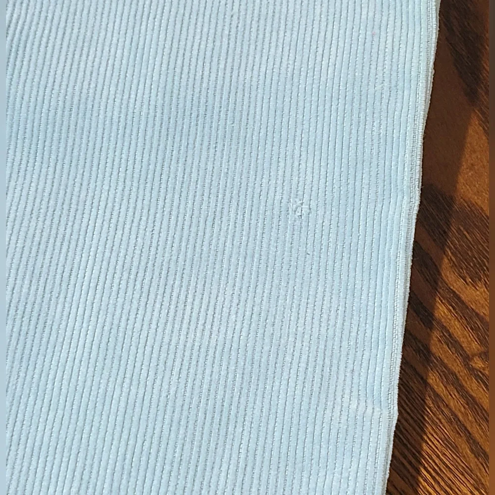 Light blue ruffled overalls set by Little Me, size 4T - Picture 4 of 7